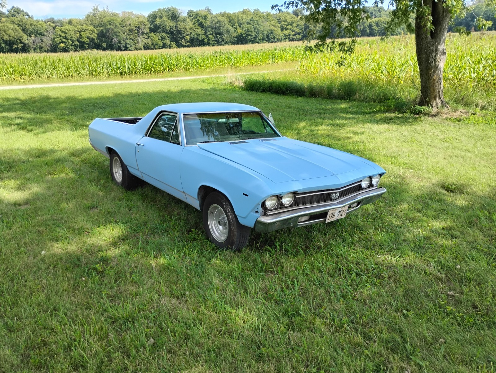 Chevrolet-El-Camino-1969-Standard-Cab-Pickup-Black