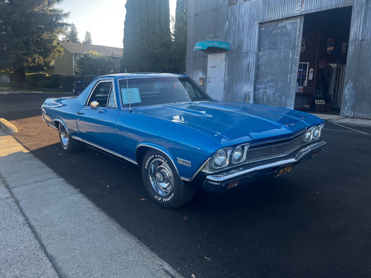 Chevrolet-El-camino-1968-Blue-Black