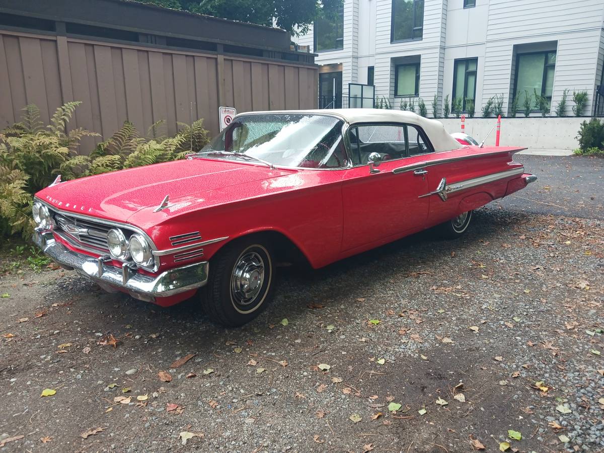 Chevrolet-Impala-1960-Red