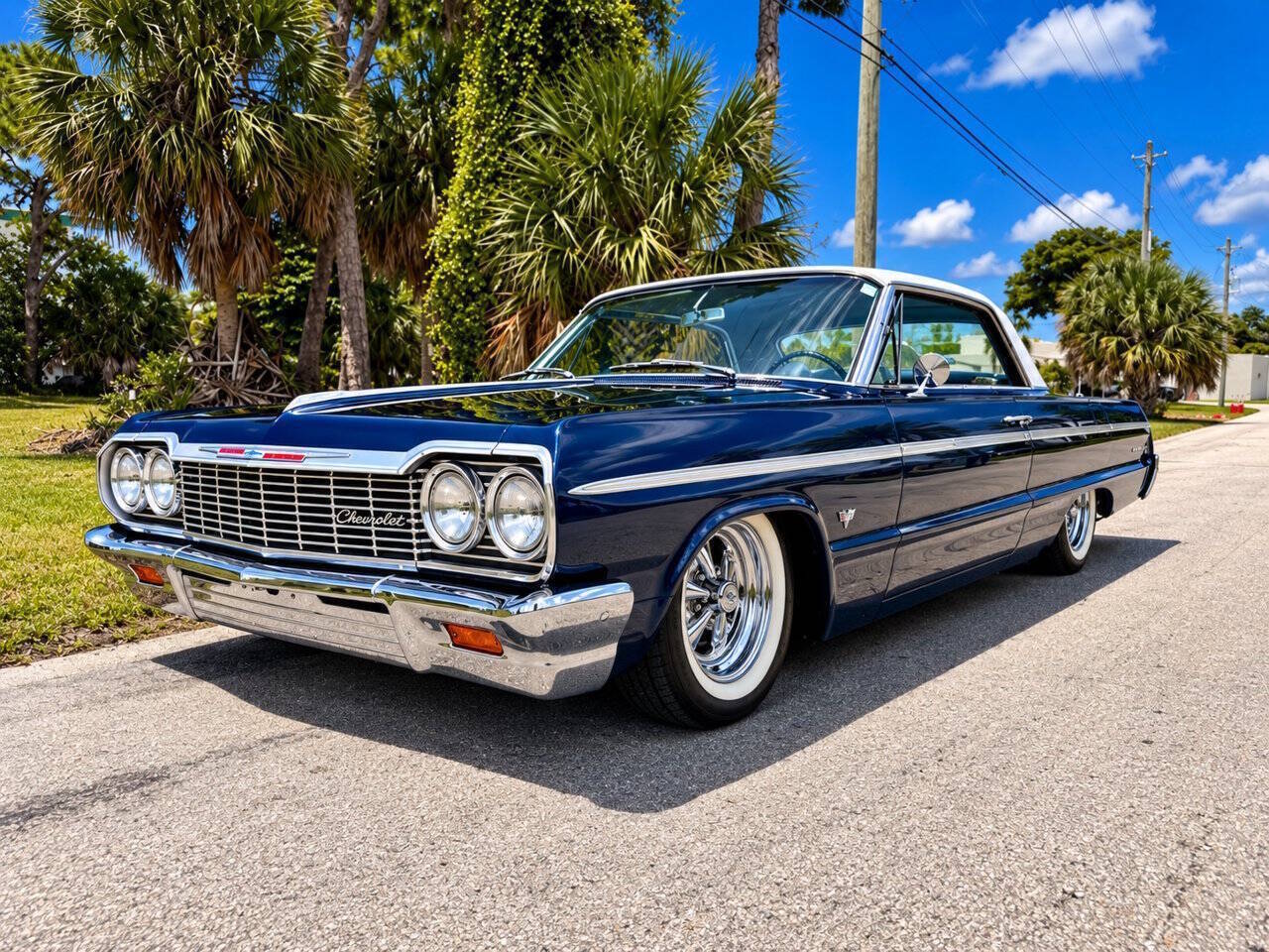 Chevrolet-Impala-1964-Blue