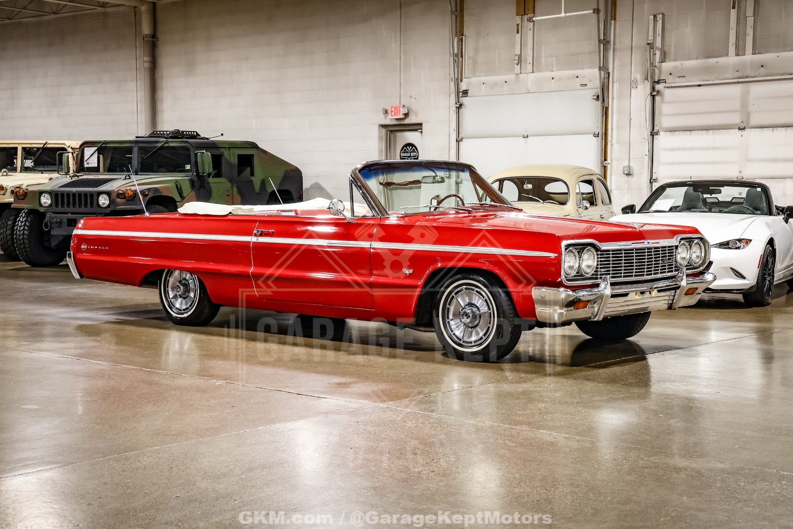 Chevrolet-Impala-1964-Red