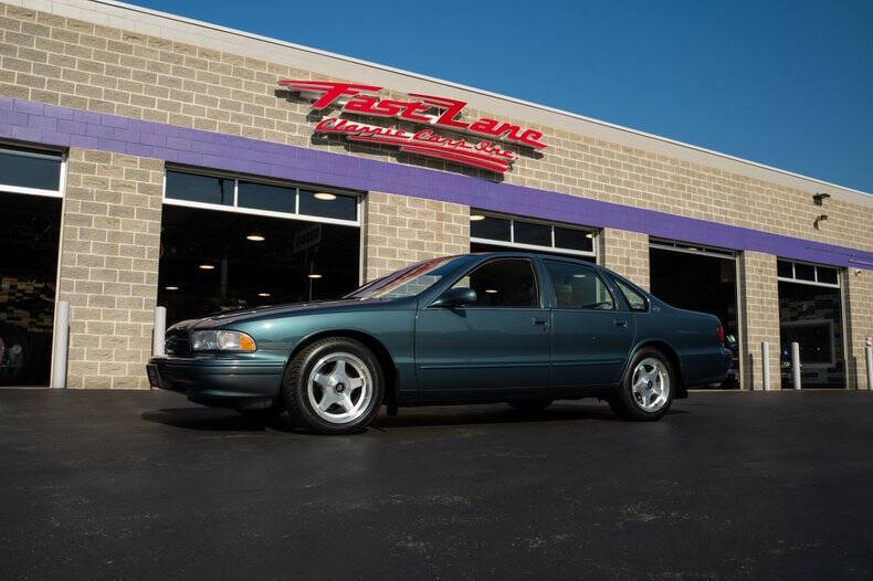 Chevrolet-Impala-1996-Dark-Green-Gray-Metallic-Gray
