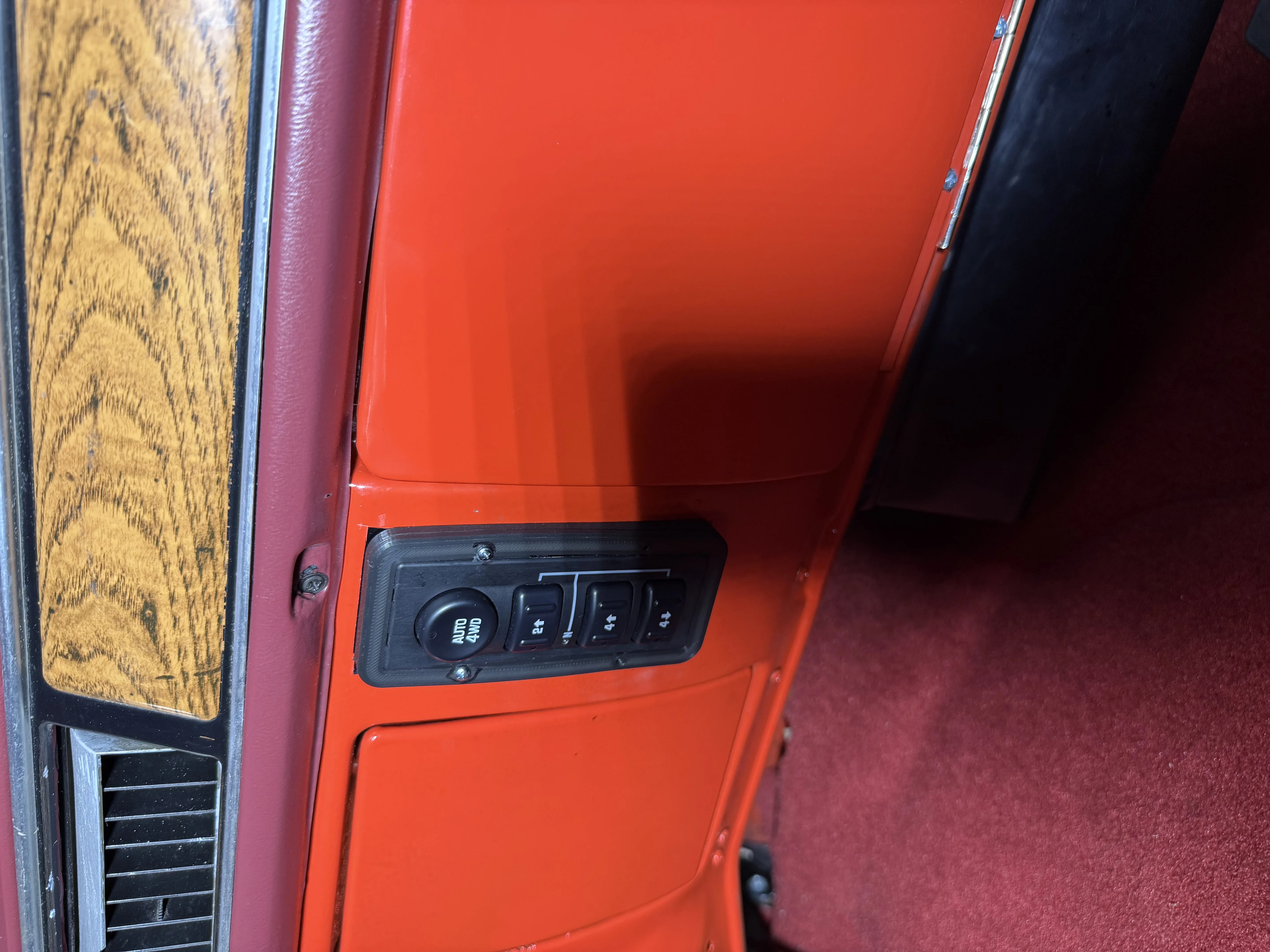 Chevrolet-K1500-1977-Red-Red