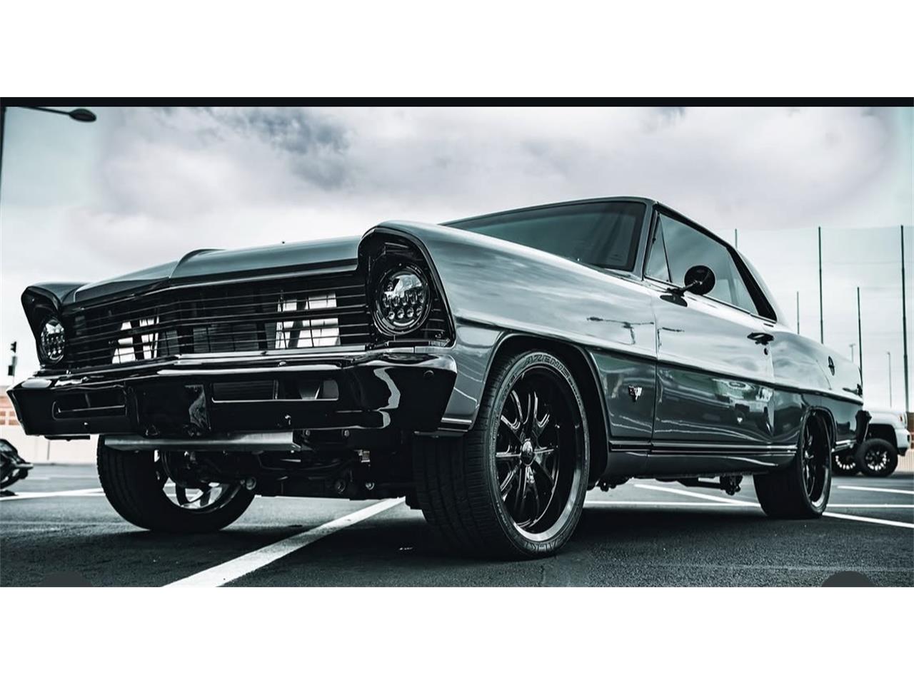 Chevrolet-Nova-1967-Gray-Burgundy
