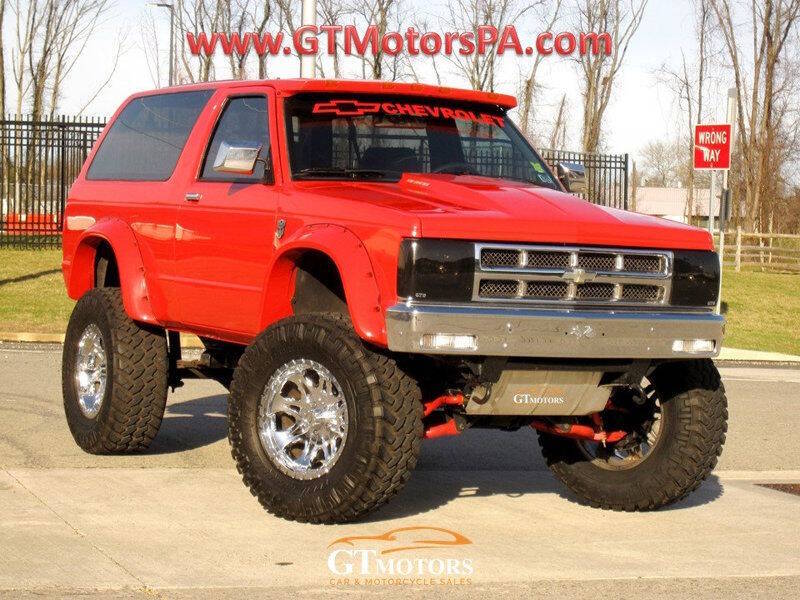 Chevrolet-S-10-blazer-1991-Red