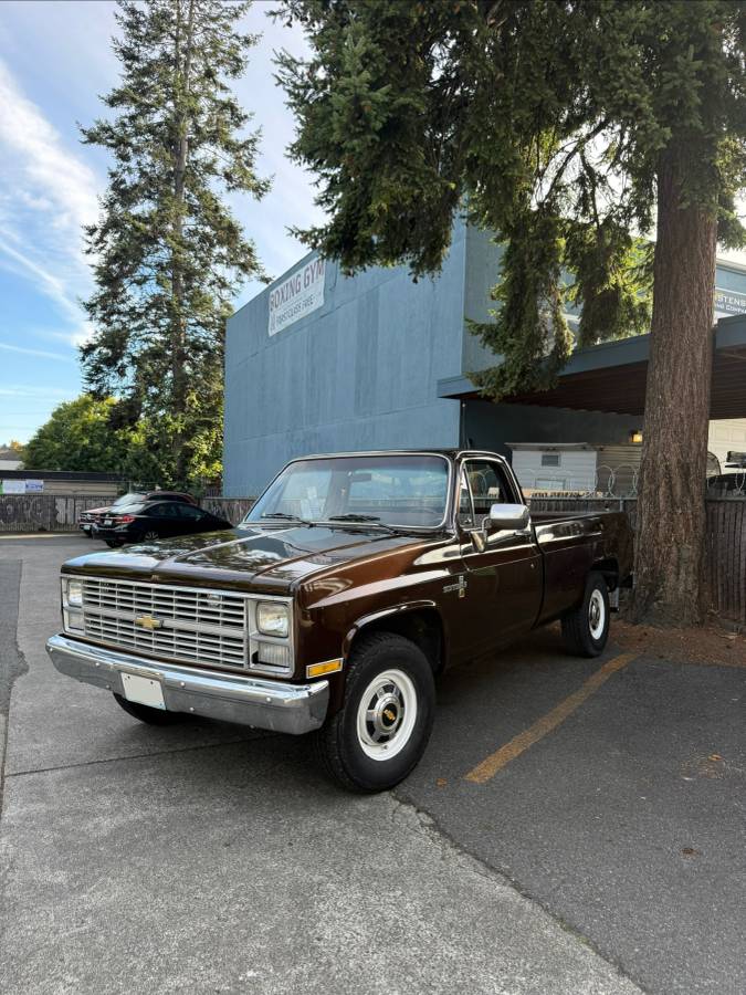 Chevrolet-Scottsdale-c20-1984-Brown