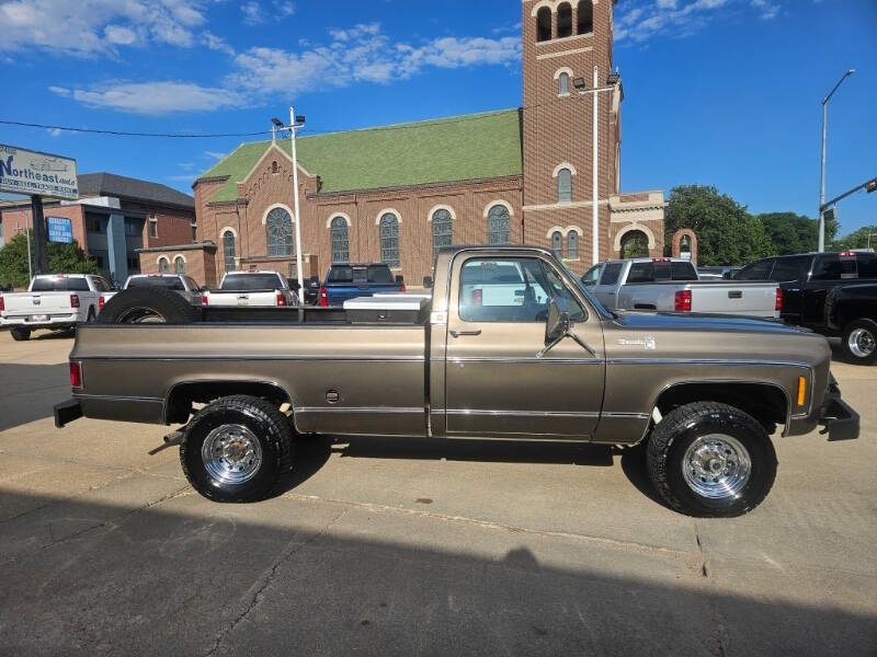 Chevrolet-Silverado-1977-Gray-Brown
