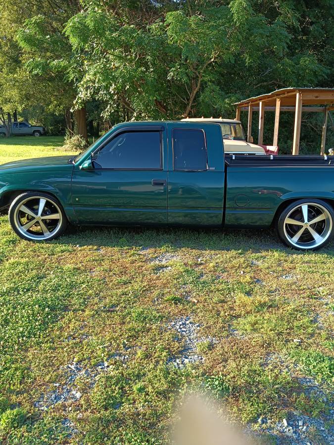 Chevrolet-Silverado-1996-Green