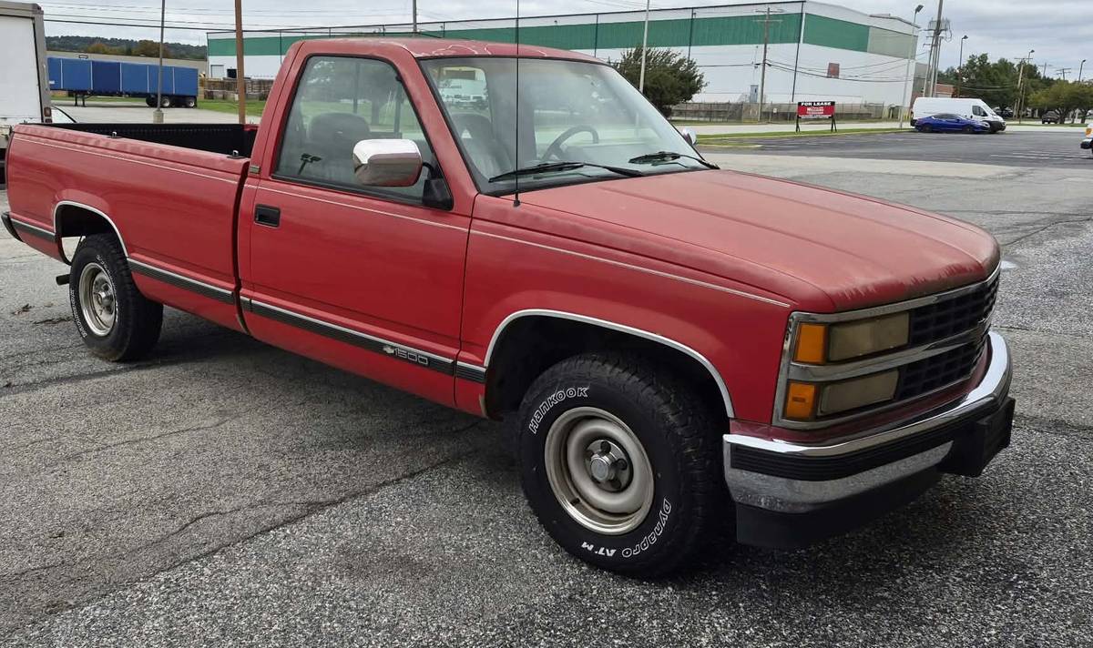 Chevrolet-Silverado-c1500-1993-Red