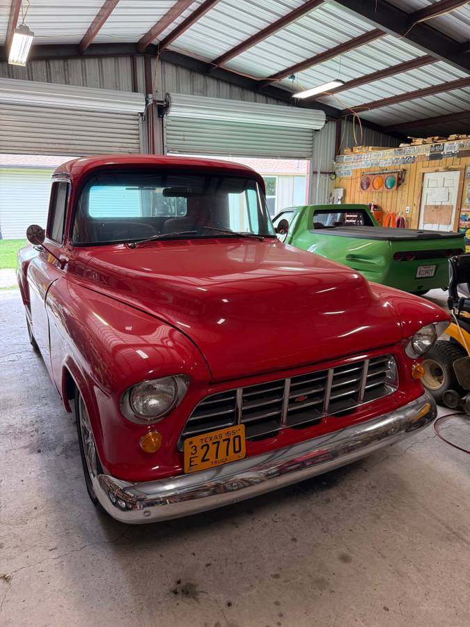 Chevrolet-Truck-1955-Red