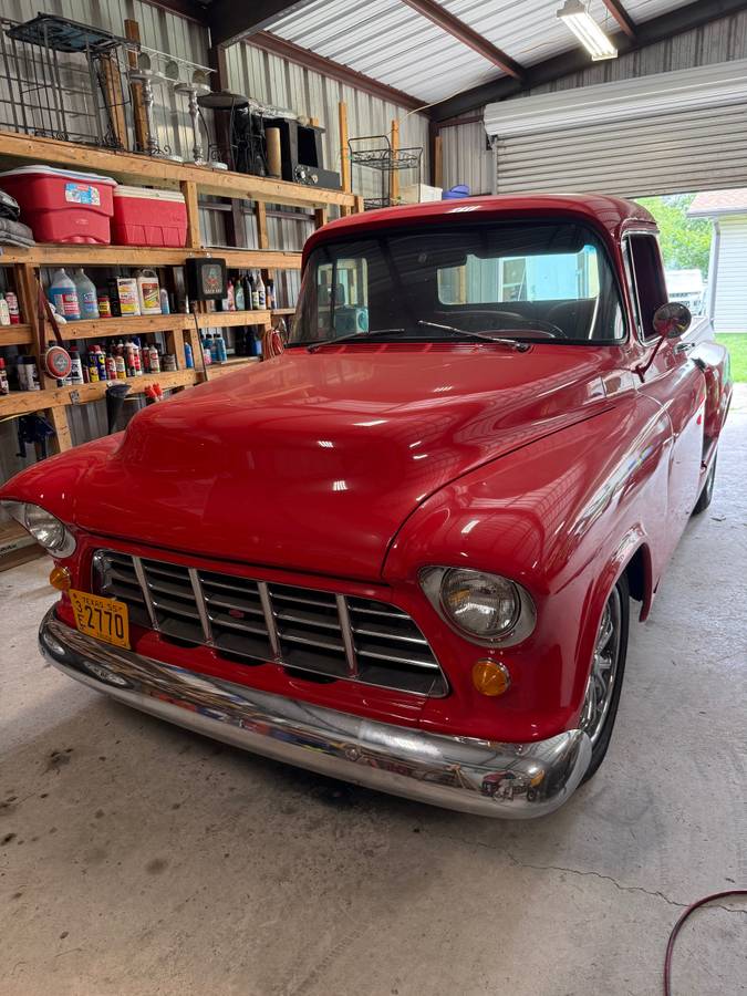 Chevrolet-Truck-1955-Red