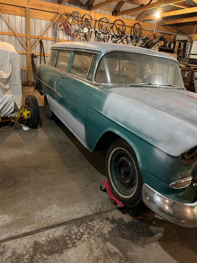Chevrolet-Wagon-1955-Green