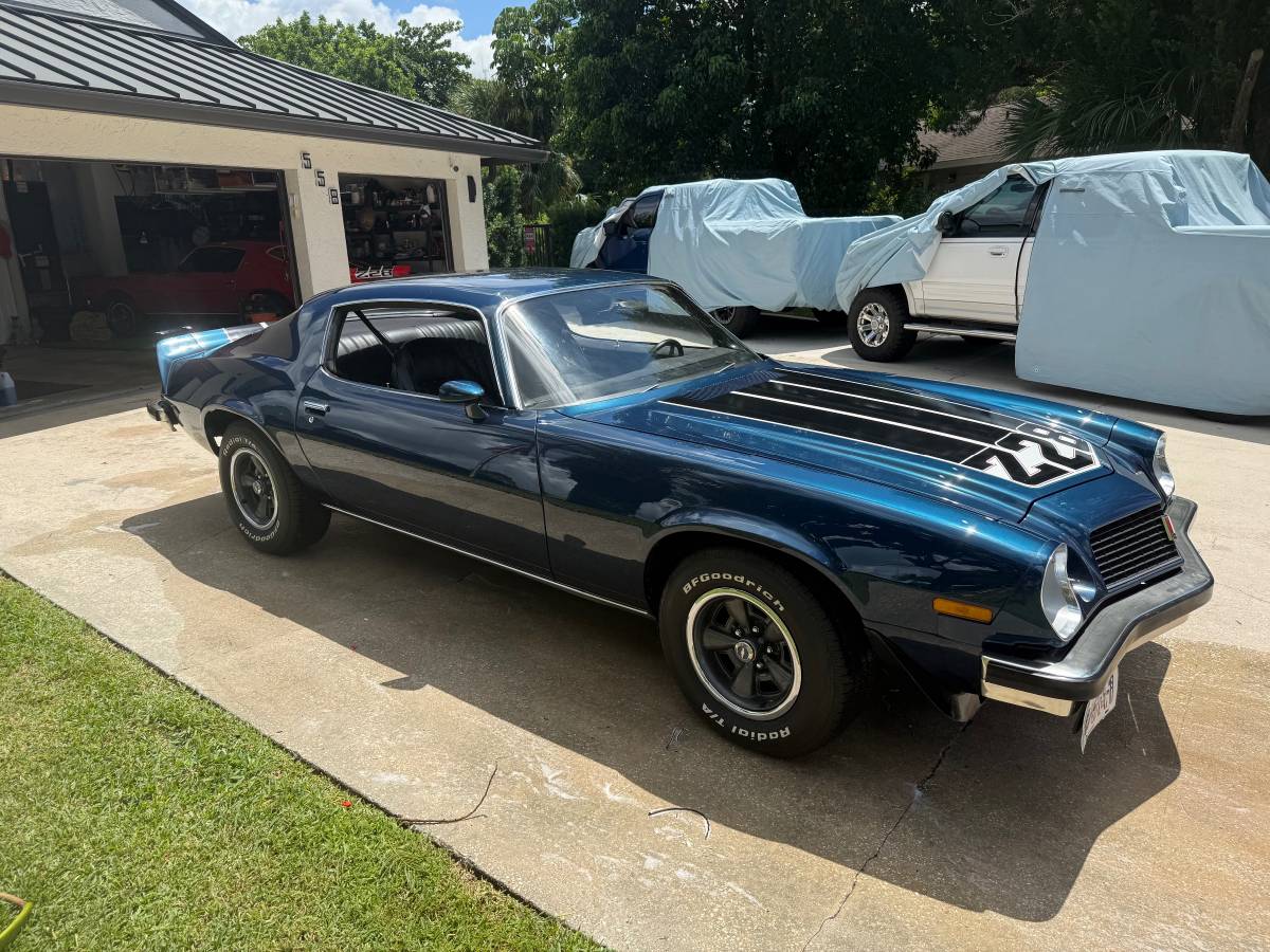 Chevrolet-Z28-1974-Blue