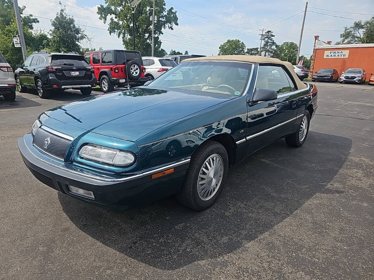 Chrysler-Lebaron-1993-Dk.-Green-Tan