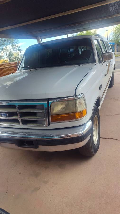 Diesel-truck-f350-1995-White