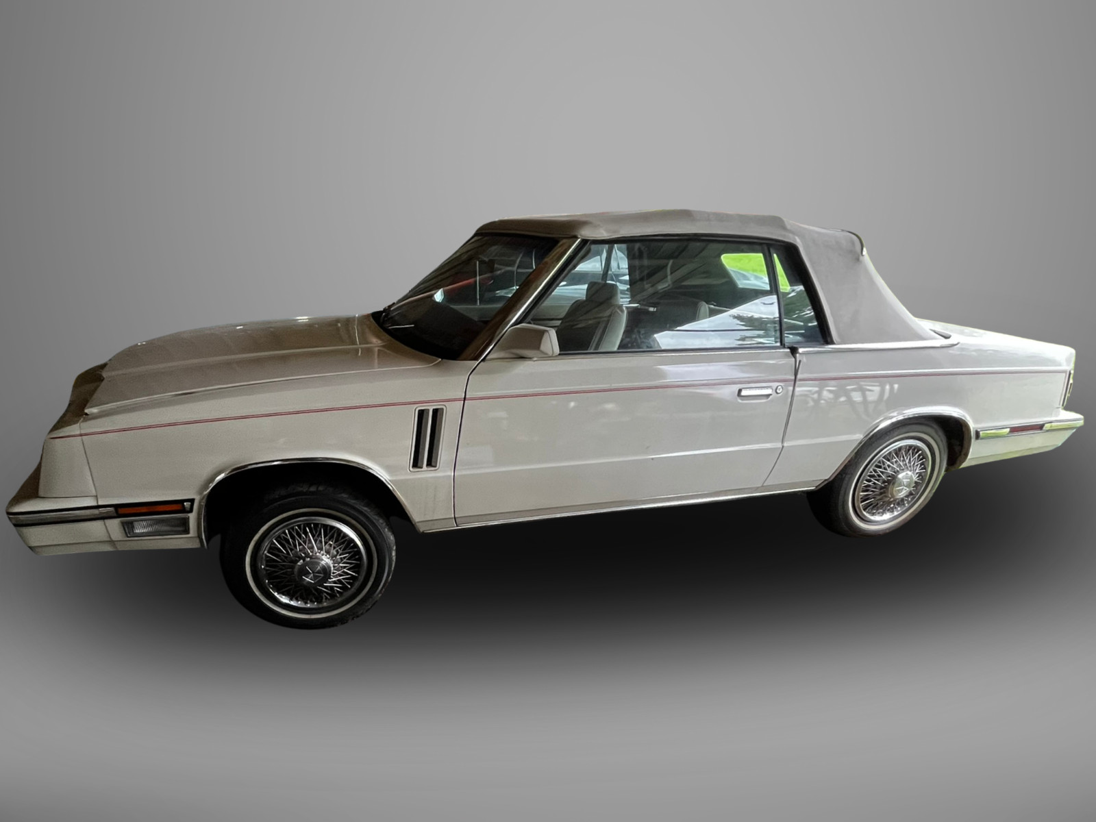 Dodge-600-1985-Convertible-White