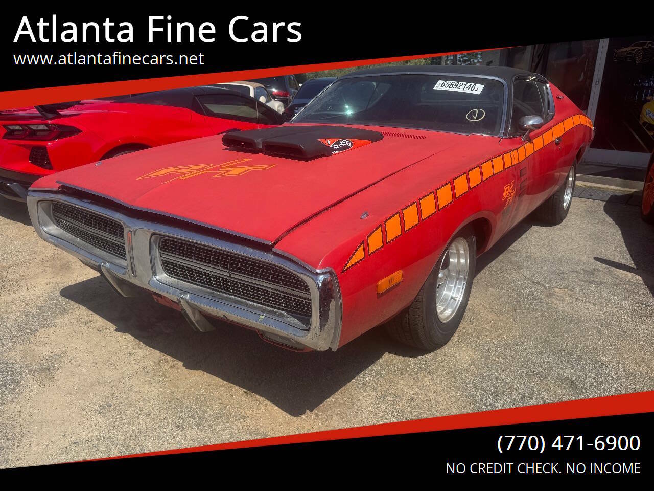 Dodge-Charger-1972-Red-Black