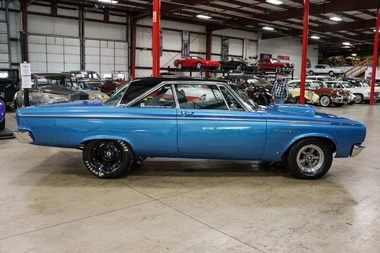 Dodge-Coronet-1965-Blue-Black