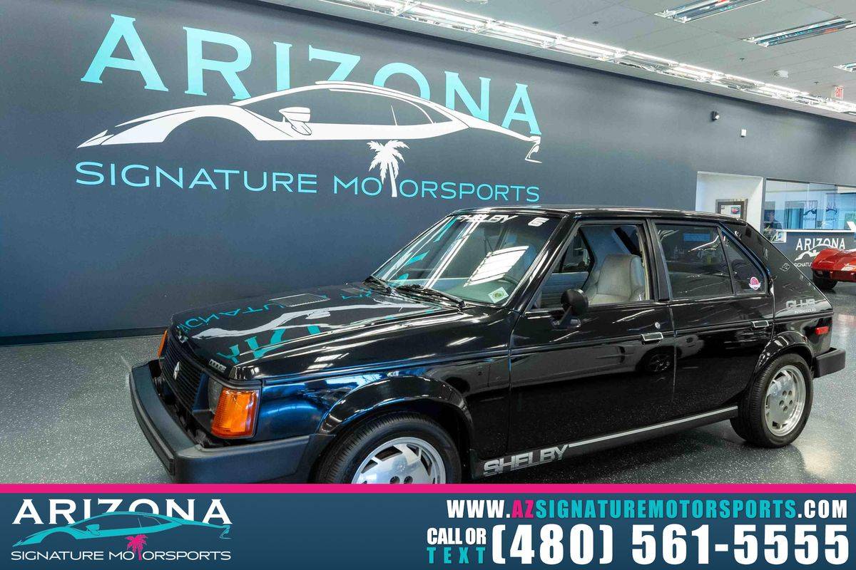Dodge-Omni-glh-gas-hatchback-1986-Black