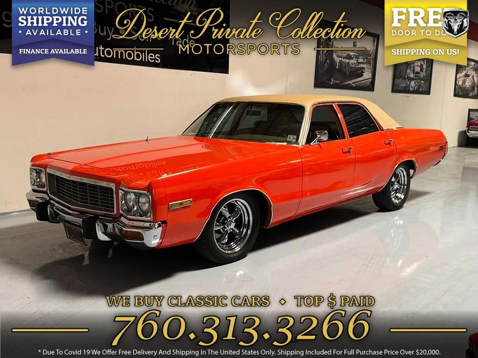 Dodge-Polara-1973-Sedan-Tan