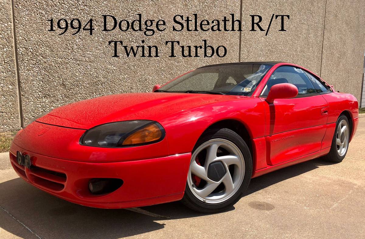 Dodge-Stealth-awd-rt-twin-turbo-96k-miles-o-1994-Red