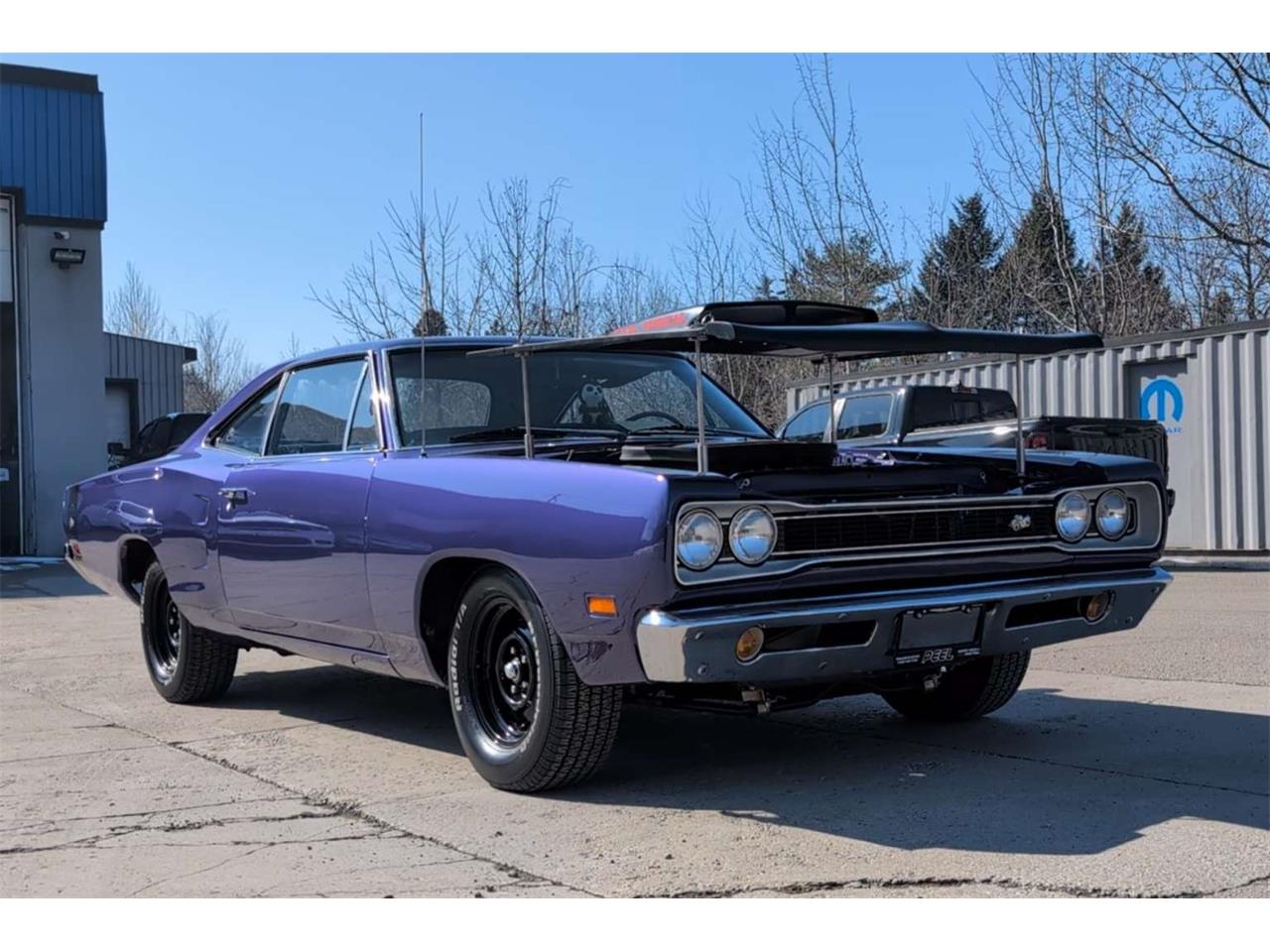 Dodge-Super-bee-1969-Purple-Black