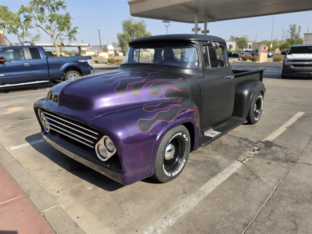Ford-12-ton-pickup-1953-Black-and-Purple-Gray