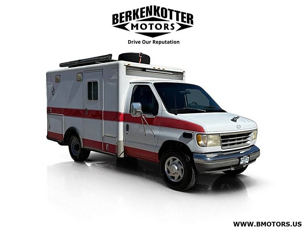 Ford-E-350-1994-White