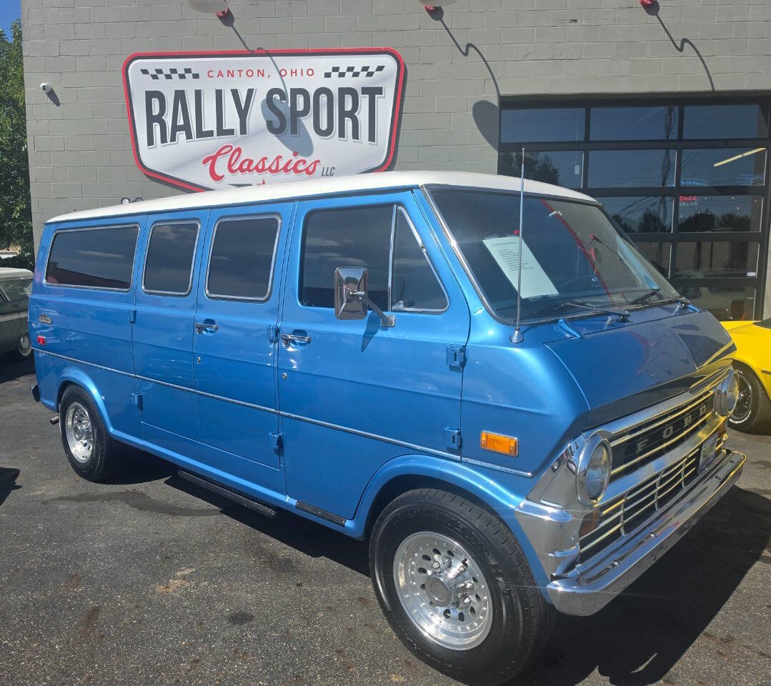 Ford-Econoline-1971-Blue-Blue