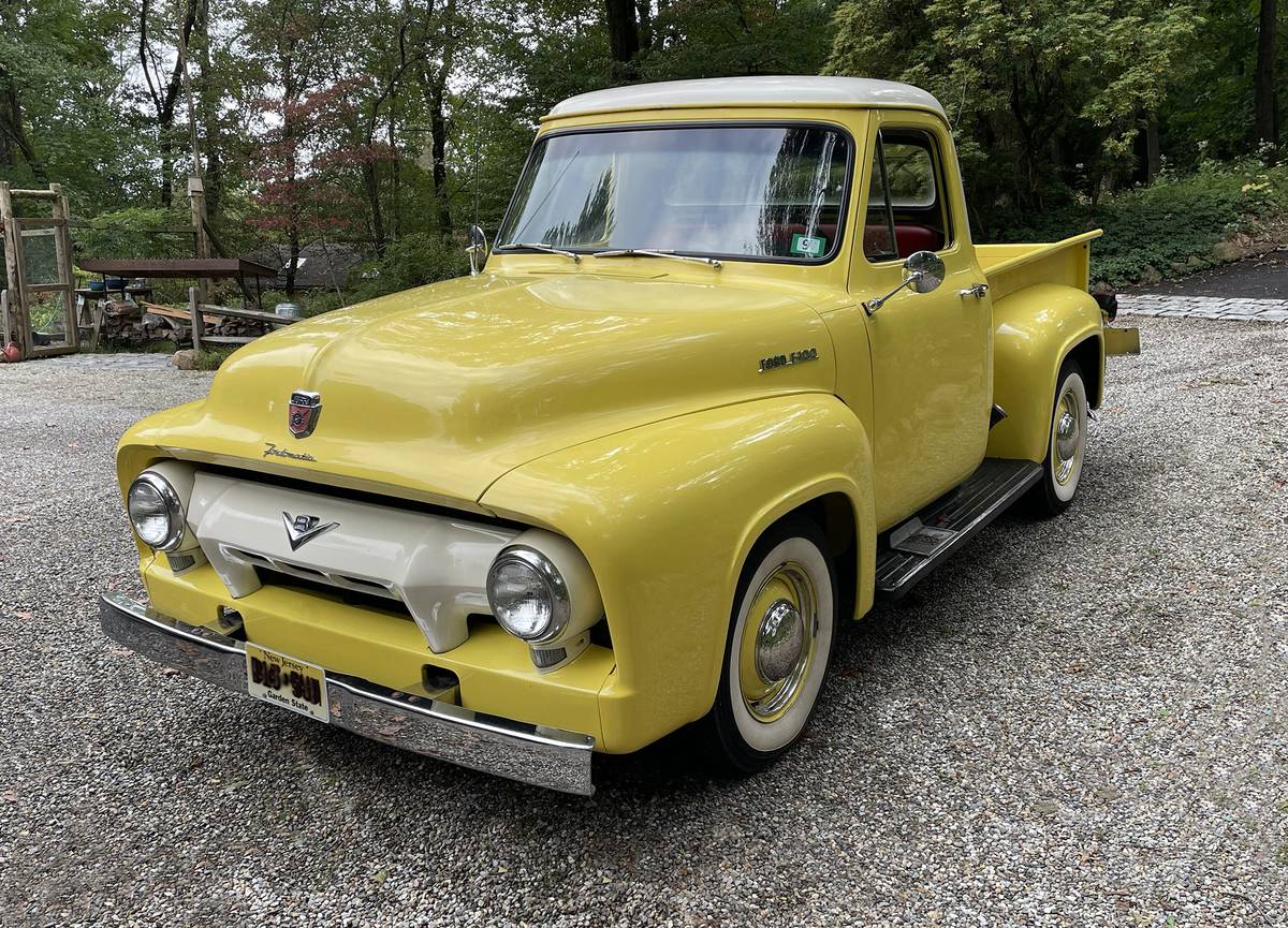 Ford-F-100-1954-Yellow
