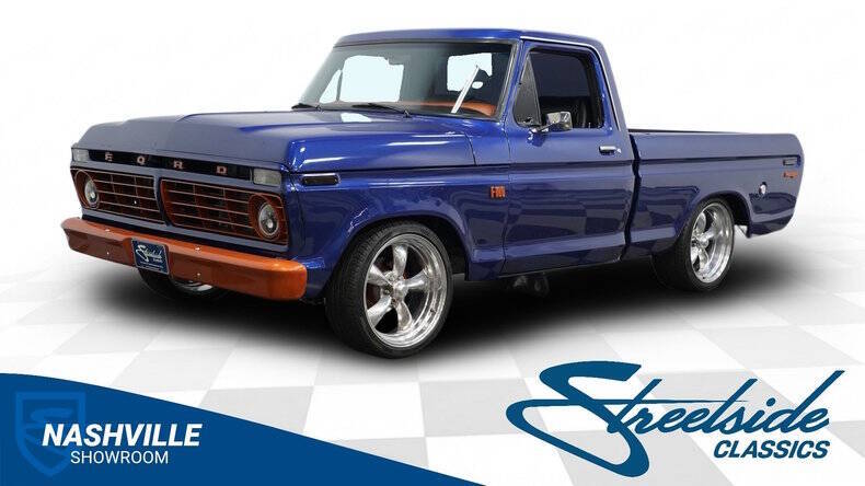 Ford-F-100-1973-Blue-Black