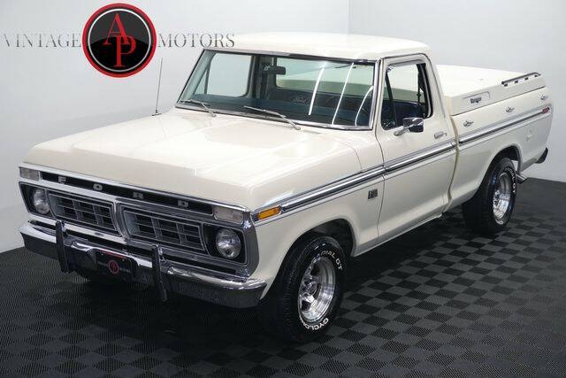 Ford-F-100-1976-White-Blue