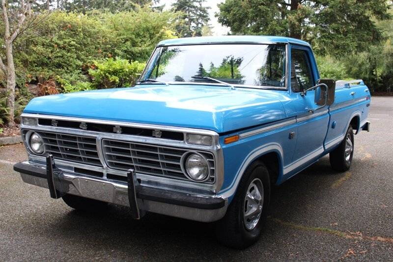 Ford-F-100-explorer-14k-actual-miles-1973-Blue