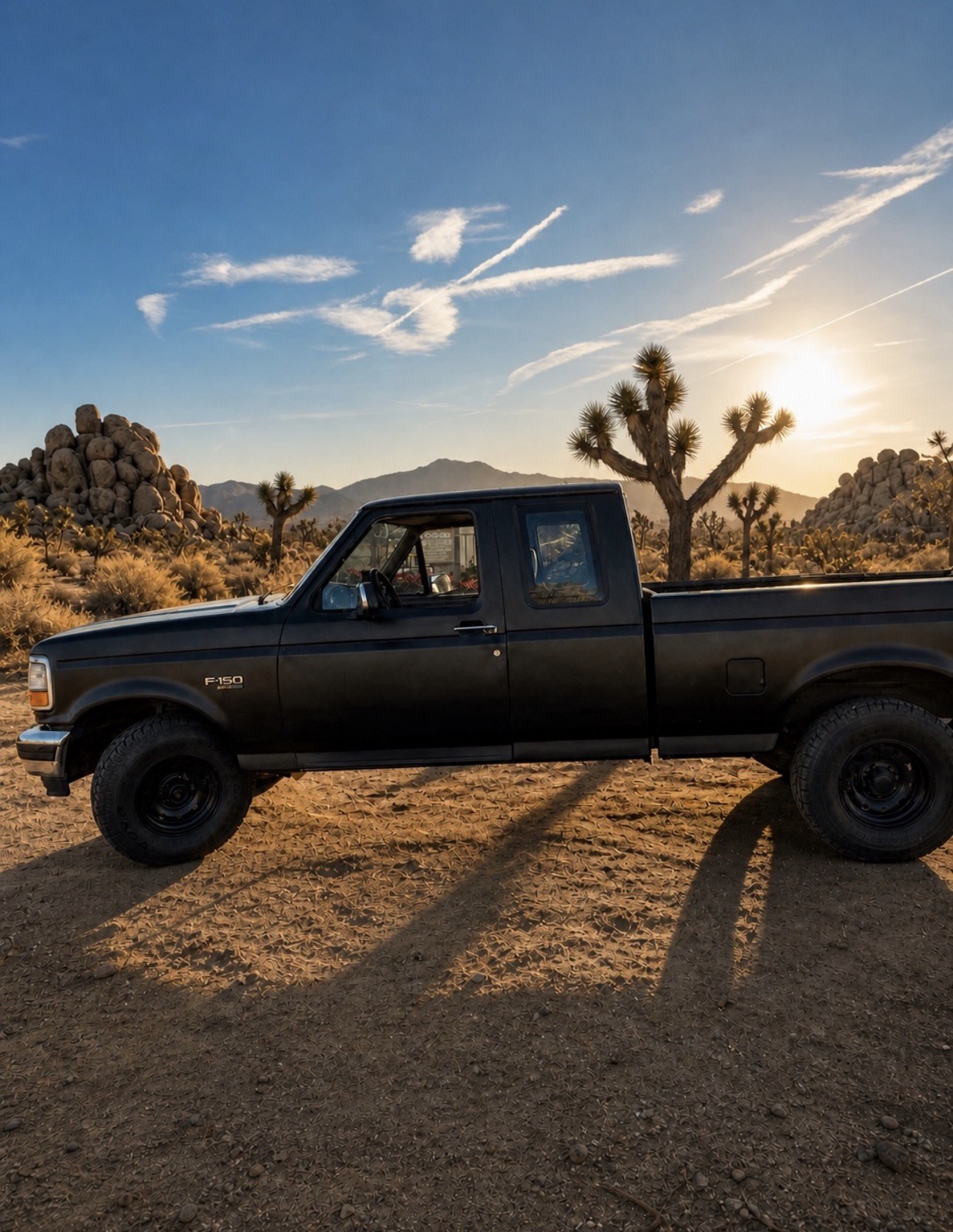 Ford-F-150-1995-Extended-Cab-Pickup-Brown