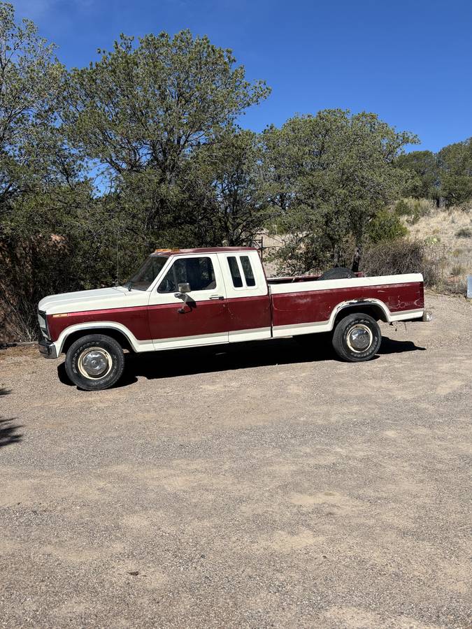 Ford-F-250-1985-White