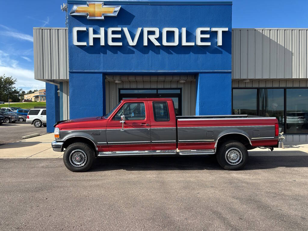 Ford-F-250-1992-Burgundy