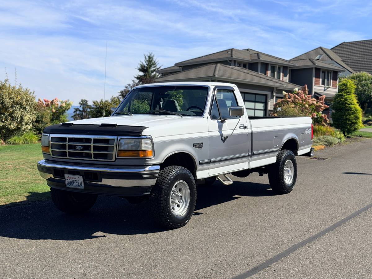 Ford-F-250-super-duty-xlt-diesel-1996-Silver