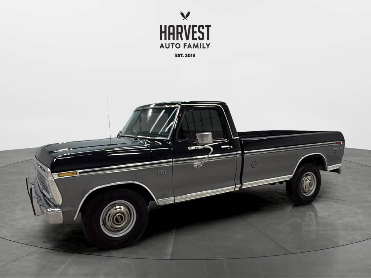 Ford-F-350-1973-Black-Black