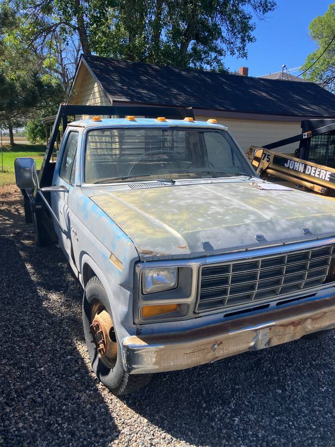 Ford-F-350-1981-Blue