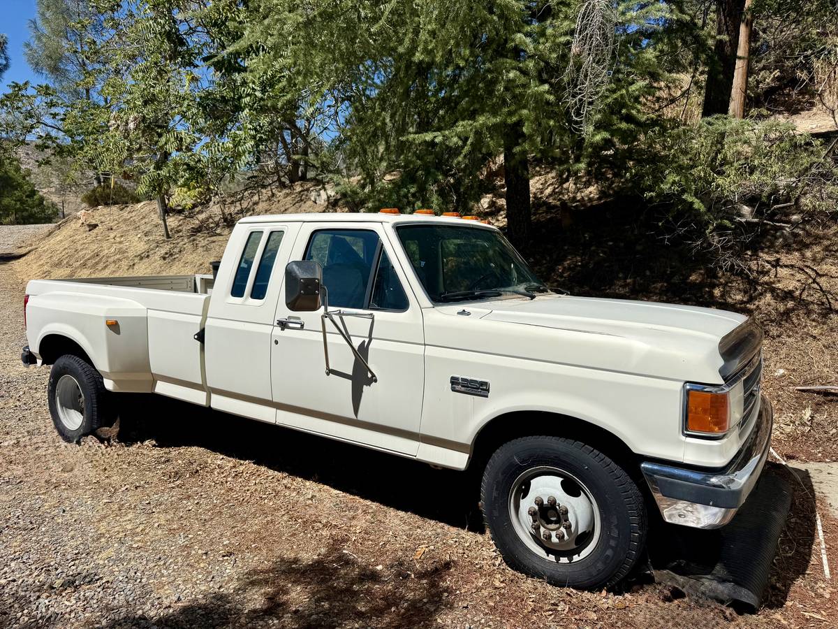 Ford-F-350-1991-White