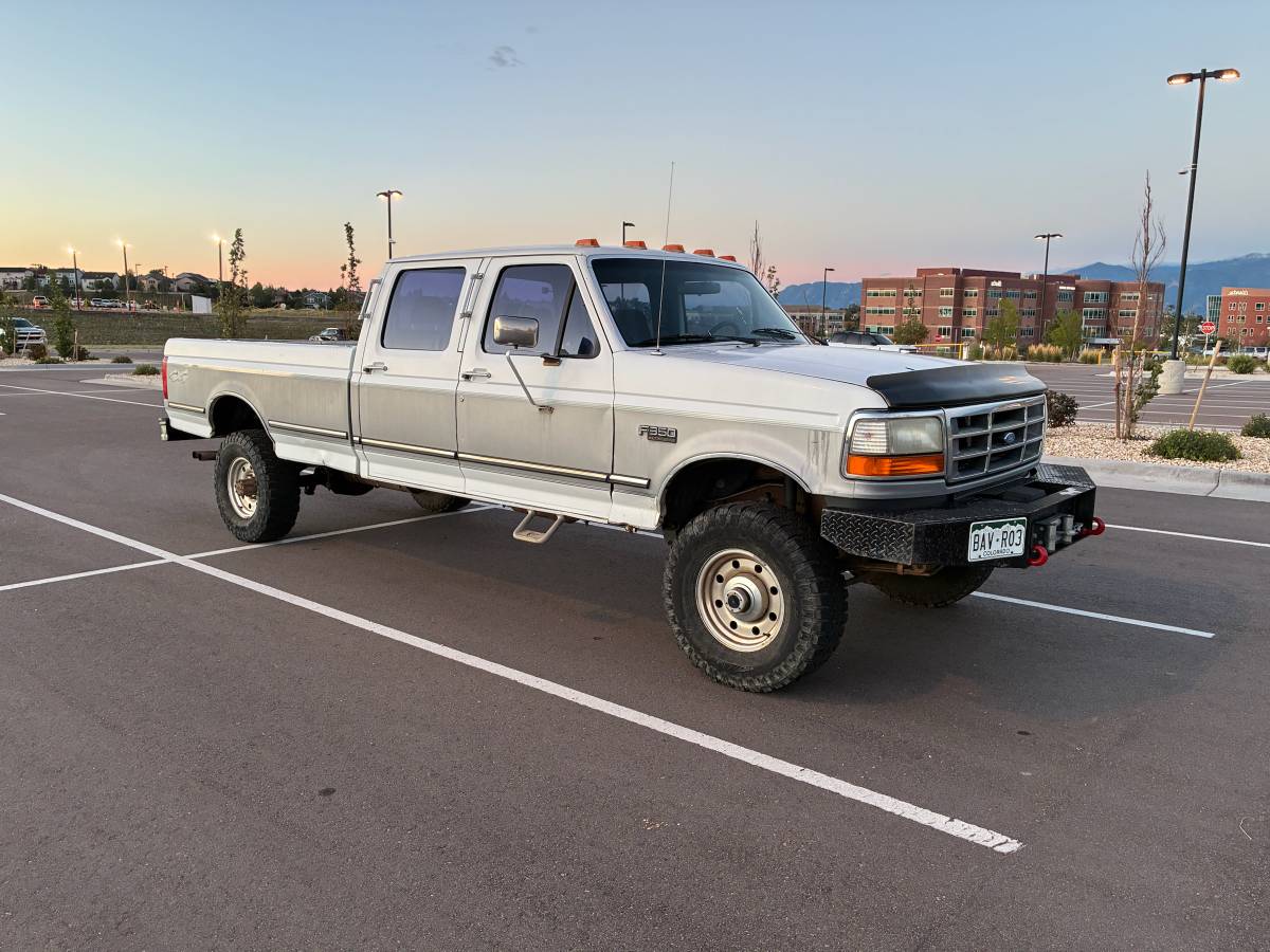 Ford-F-350-1995-White