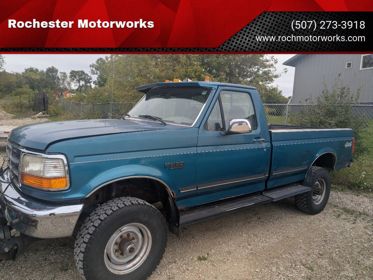Ford-F-350-1996-Teal-Metallic