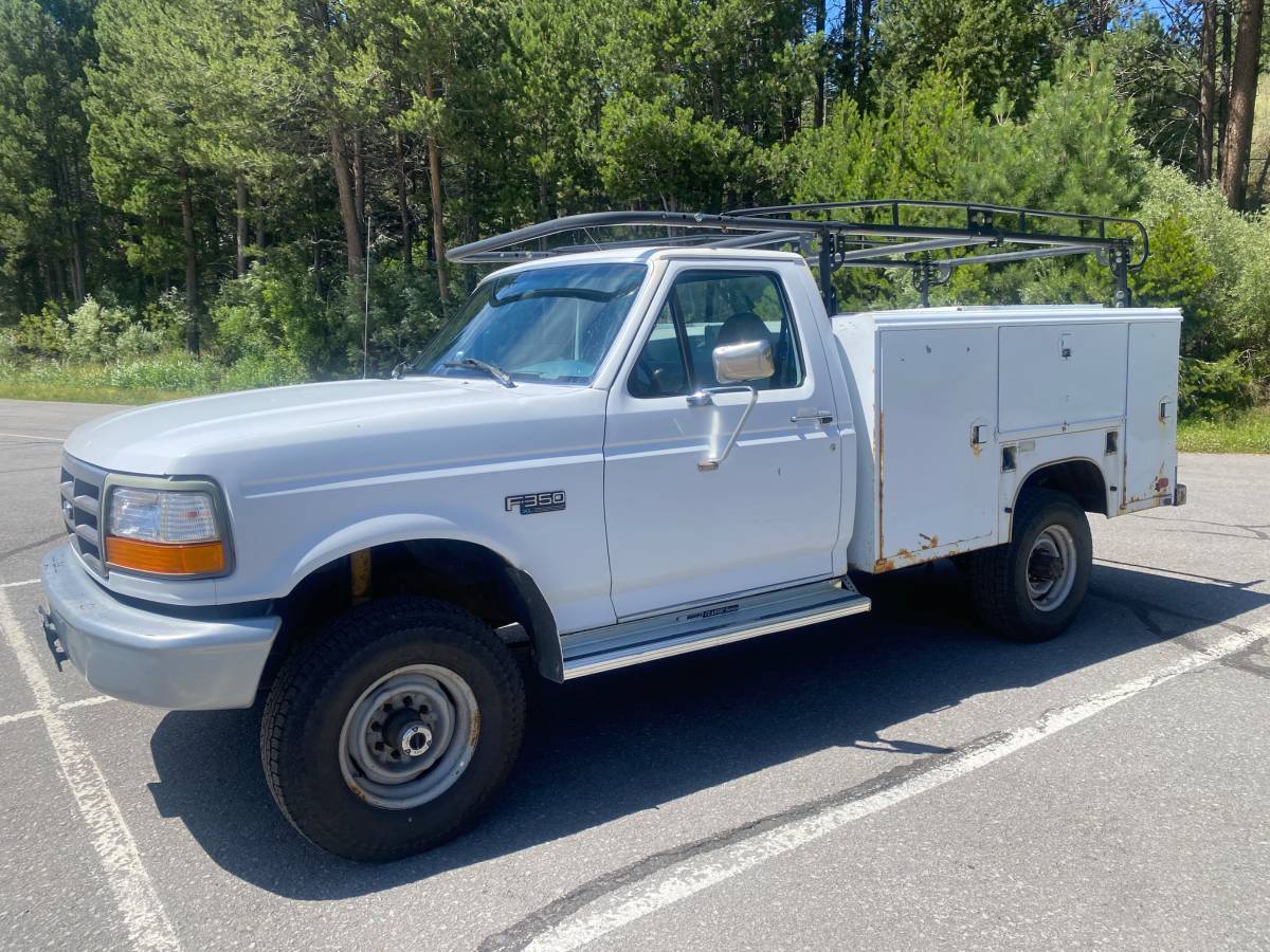 Ford-F-350-1996-White
