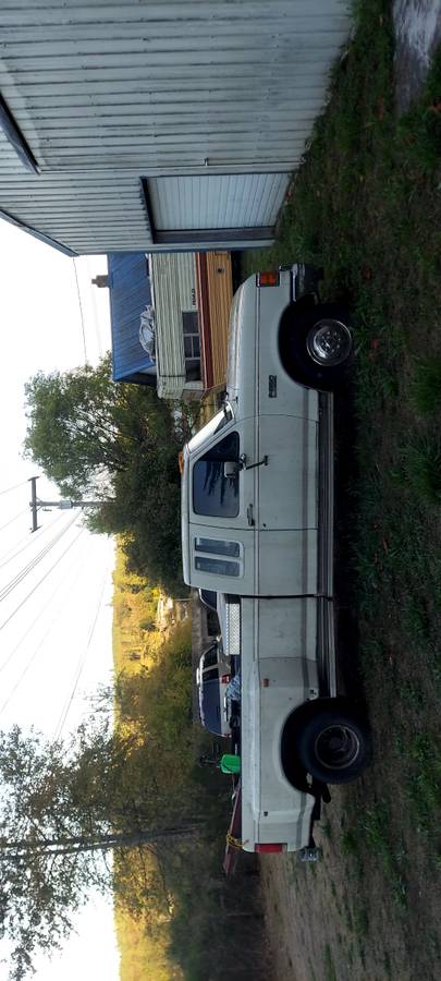 Ford-F-350-xlt-lariat-diesel-1990-White