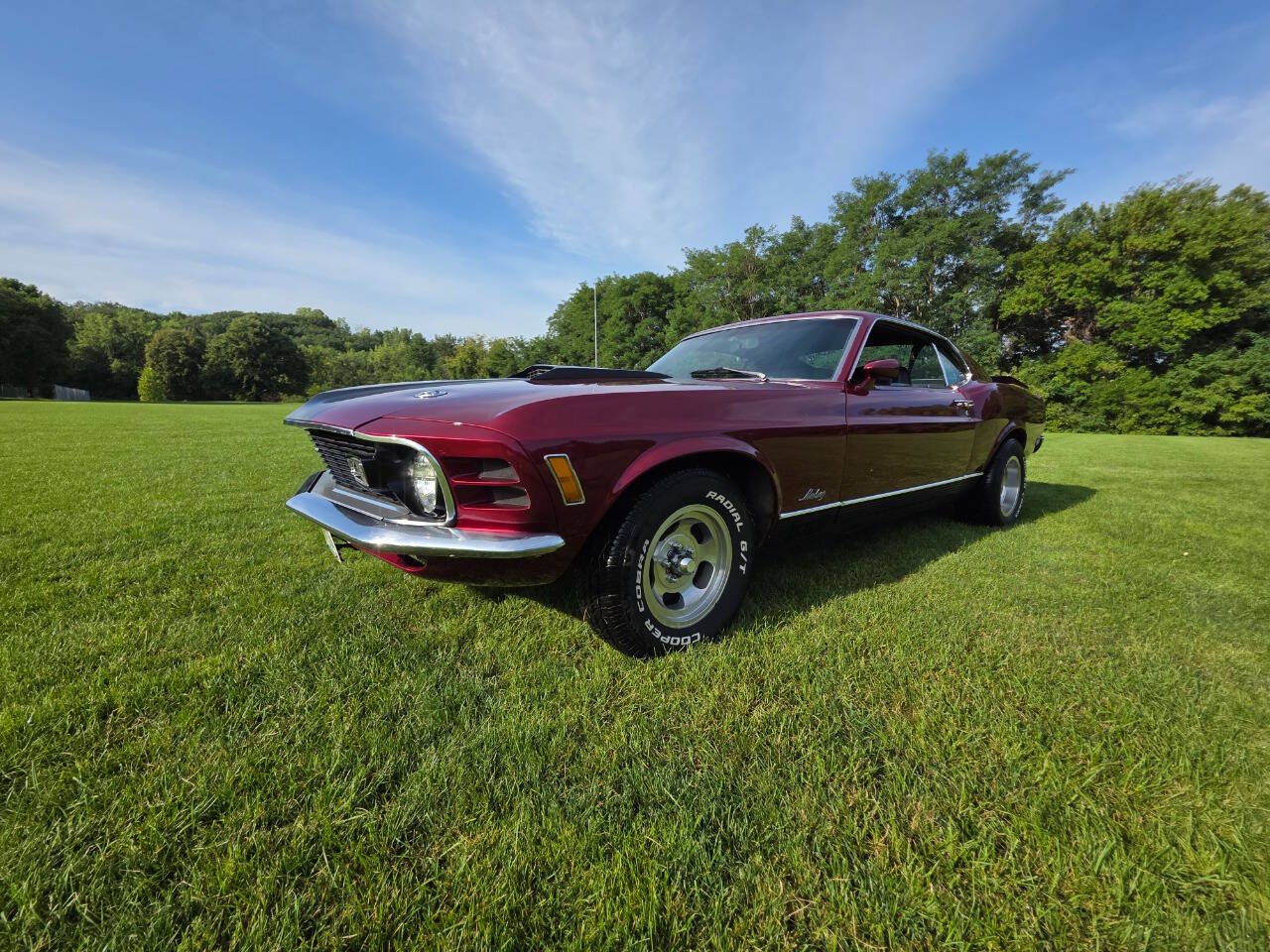 Ford-Mustang-1970-Burgundy-Black