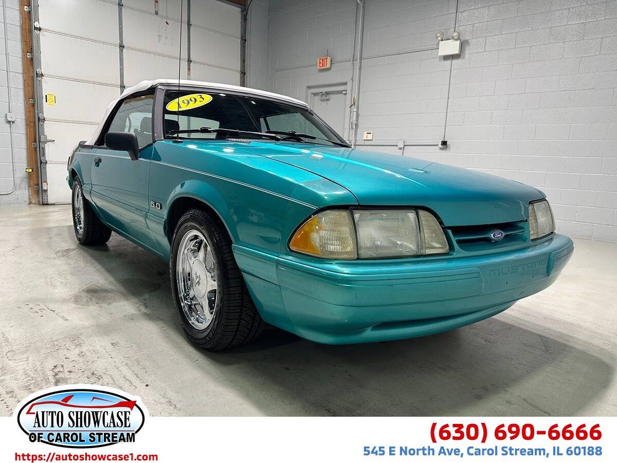Ford-Mustang-1993-Green-Gray