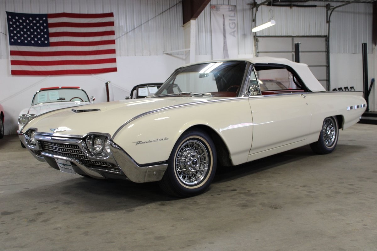 Ford-Thunderbird-1962-Convertible-Red