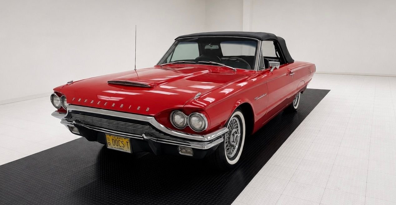 Ford-Thunderbird-1964-Convertible-Black