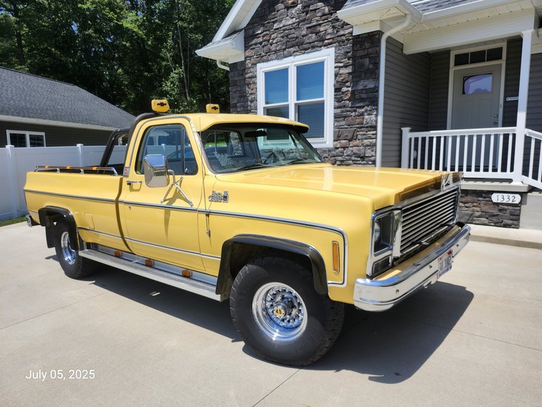 Gmc-Pickup-1979-Yellow-White