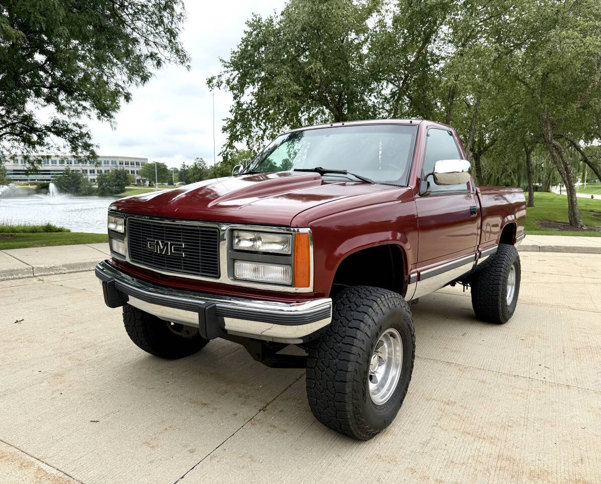 Gmc-Sierra-1993-Burgundy-Red
